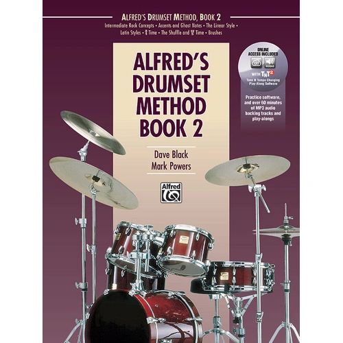 Alfred's Drumset Method Book 2 with CD