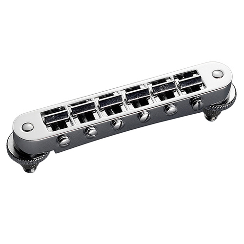 Schaller Chrome GTM Tune-o-matic Guitar Bridge for Les Paul Type Guitars