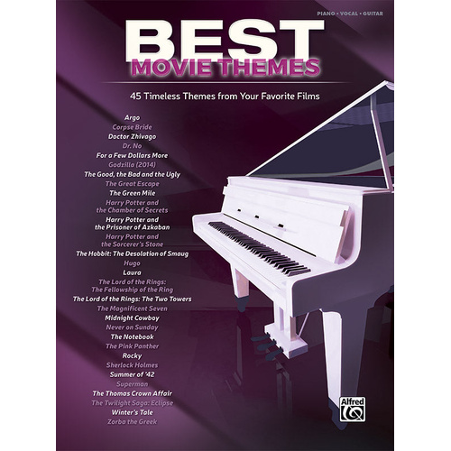 Best Movie Themes PVG Sheet Music
