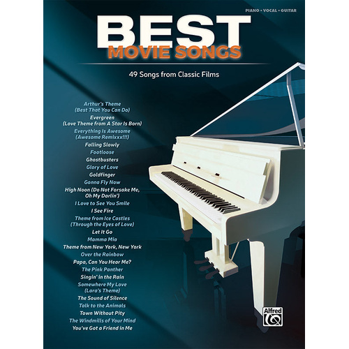 Best Movie Songs PVG Sheet Music - Various Artists, Alfred 44683