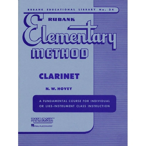 Rubank Elementary Method for Clarinet - 48 Pages