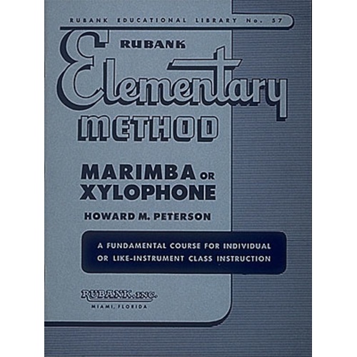 Rubank Elementary Method Marimba And Xylophone (Softcover Book)
