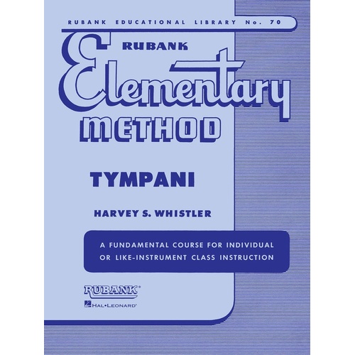 Rubank Elementary Method Timpani (Softcover Book)