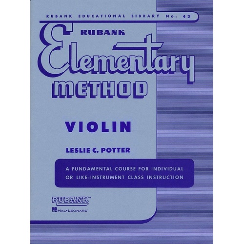 Rubank Elementary Method for Violin - 48 Pages