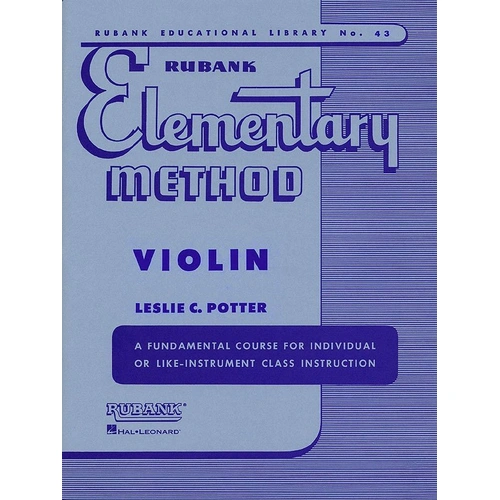 Rubank Elementary Method for Violin, 48 Pages, Rubank Publications