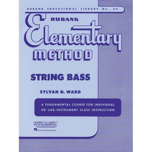 Rubank Elementary Method String Bass (Softcover Book)