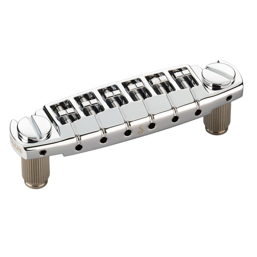 Schaller Signum Electric Guitar Bridge Chrome with Adjustable Saddles
