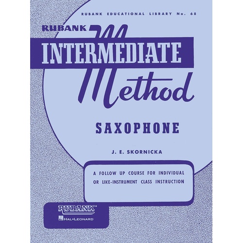 Rubank Intermediate Method Saxophone (Softcover Book)