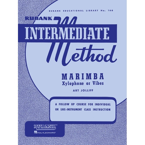 Rubank Intermediate Method Marimba Xylophone Vibes (Softcover Book)
