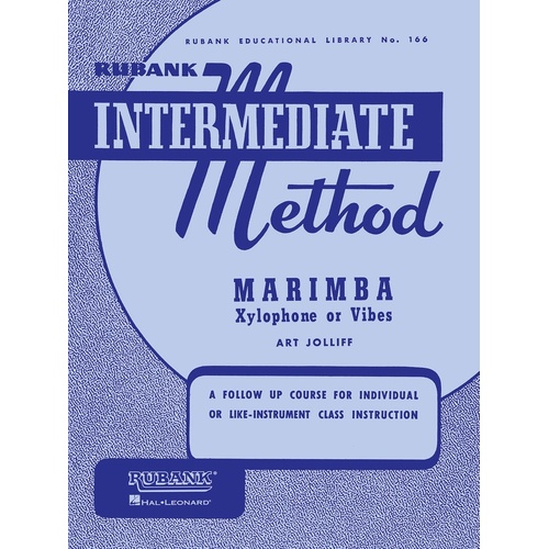Rubank Intermediate Method Marimba Xylophone Vibes (Softcover Book)