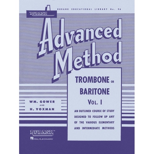 Rubank Advanced Method Trombone Volume 1