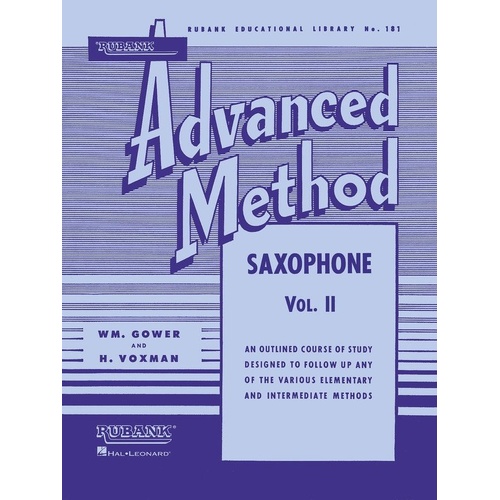 Rubank Advanced Method Saxophone Volume 2