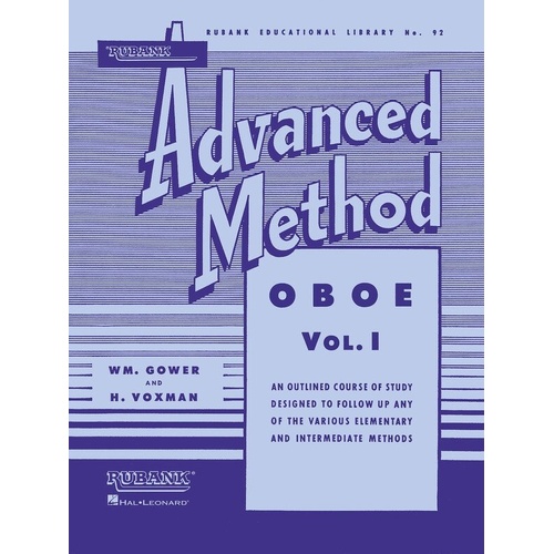 Rubank Advanced Method Oboe Volume 1
