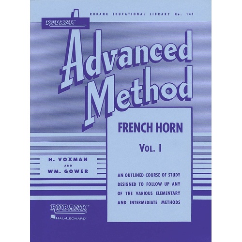 Rubank Advanced Method French Horn Vol 1 (Softcover Book)