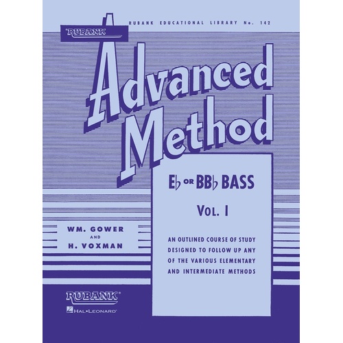 Rubank Advanced Method E Flat/Bb Flat Tuba Bc Vol 1 (Softcover Book)