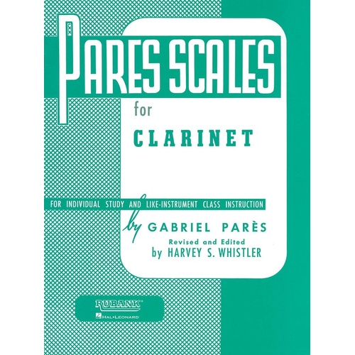 Pares Scales Clarinet (Softcover Book)