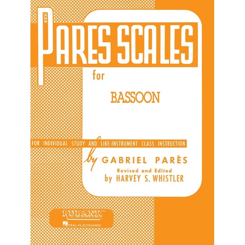 Pares Scales Bassoon (Softcover Book)