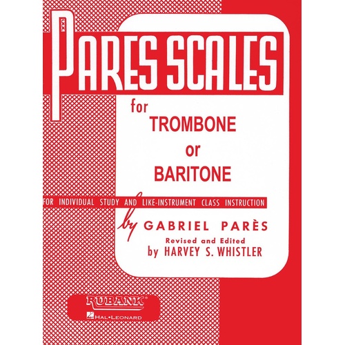 Pares Scales Trombone Or Bar (Softcover Book)