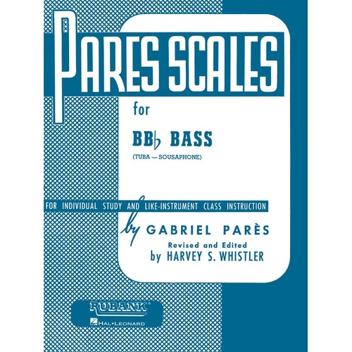 Pares Scales Bb Flat Bass (Softcover Book)