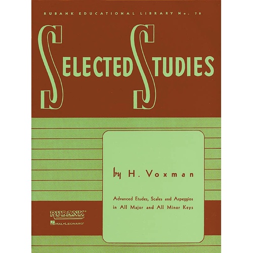 Selected Studies Saxophone (Softcover Book)