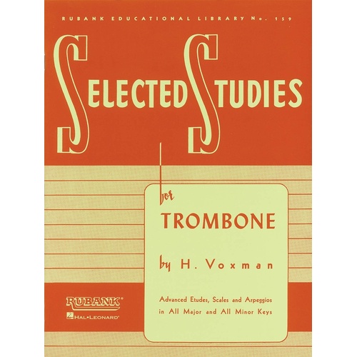 Selected Studies Trombone (Softcover Book)