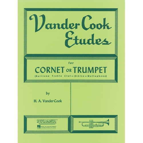 Vandercook Etudes Cornet Or Trumpet (Softcover Book)