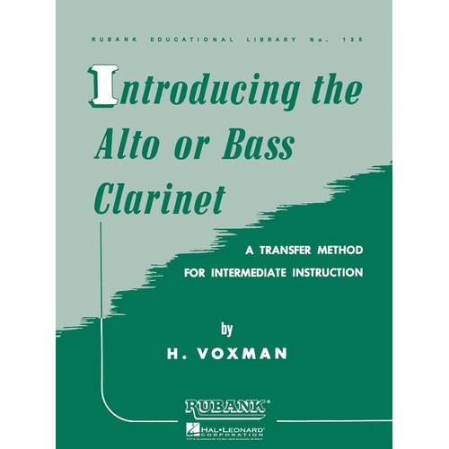 Introducing Alto Or Bass Clarinet (Softcover Book)