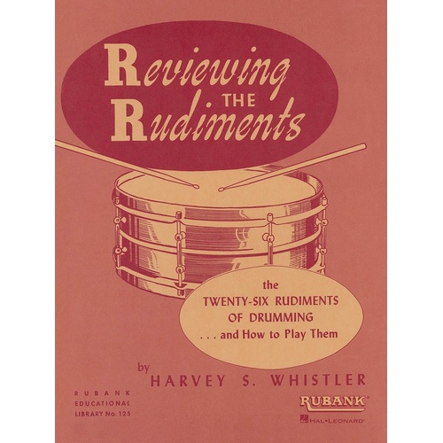 Reviewing Rudiments Drums (Softcover Book)