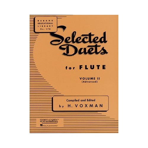 Selected Duets Vol 2 for Flute - Advanced Edition, 72 Pages, Rubank Publications