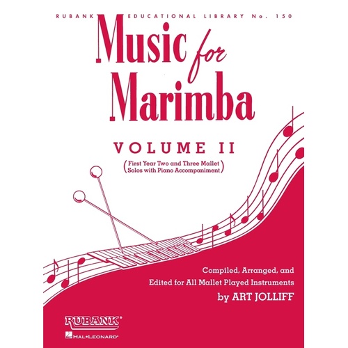 Music For Marimba Vol 2 (Softcover Book)