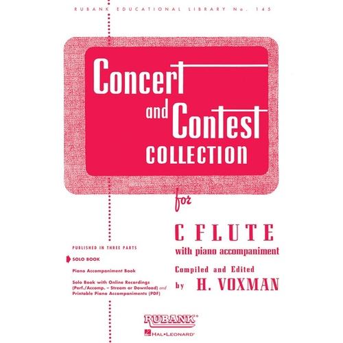 Concert And Contest Flute Part (Softcover Book)