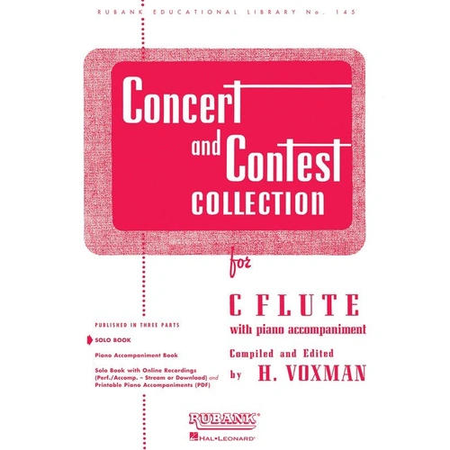 Concert and Contest Collection for Flute - Rubank Publications, 24 Pages