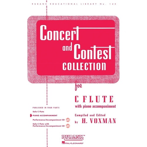 Concert and Contest Collection for C Flute - Piano Accompaniment