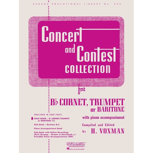 Concert And Contest Trumpet Solo Part (Softcover Book)