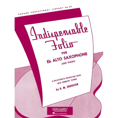 Indispensable Folio Alto Sax/Piano (Softcover Book)