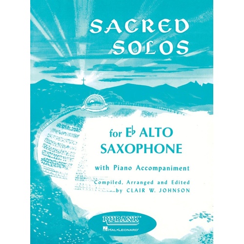 Sacred Solos Alto Sax/Piano (Softcover Book)