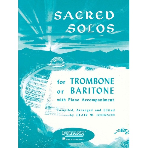 Sacred Solos Trombone/Piano (Softcover Book)