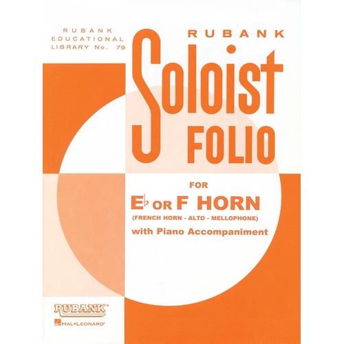 Soloist Folio French Horn/Piano (Softcover Book)