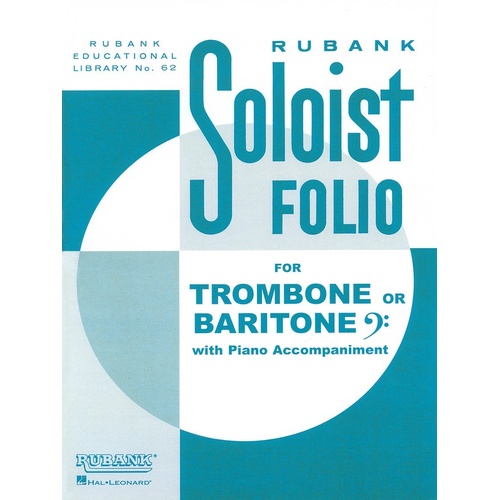 Soloist Folio Trombone/Piano (Softcover Book)