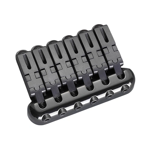 Schaller Hannes6 Electric Guitar Bridge - Black - 12010400