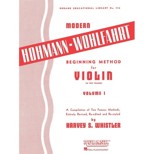 Hohmann-Wohlfahrt Beginning Method for Violin Book 1
