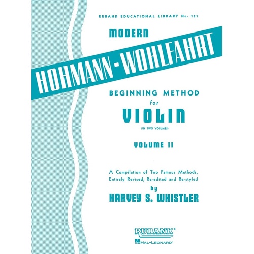 Hohmann Wohlfahrt Beginning Method Violin Book 2 (Softcover Book)