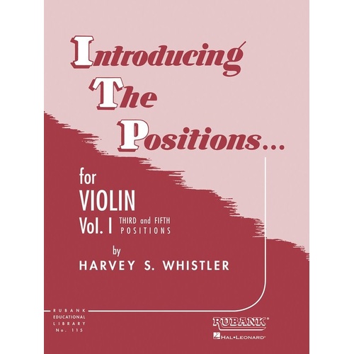 Introducing the Positions for Violin Book 1 by Rubank Publications, 56 Pages