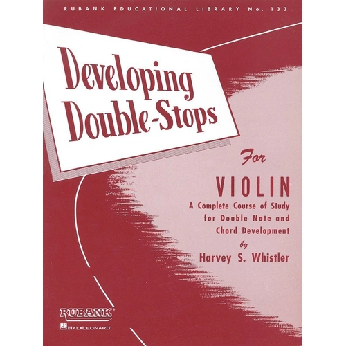 Developing Double Stops for Violin by Ed Harvey - Rubank Publications, 72 Pages