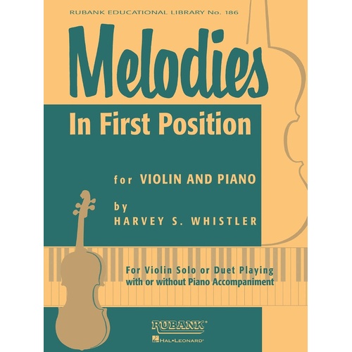 Melodies 1st Position Violin/Piano (Softcover Book)