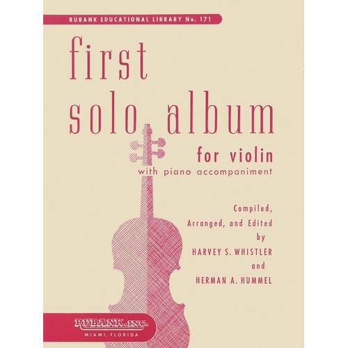 First Solo Album Violin/Piano (Softcover Book)