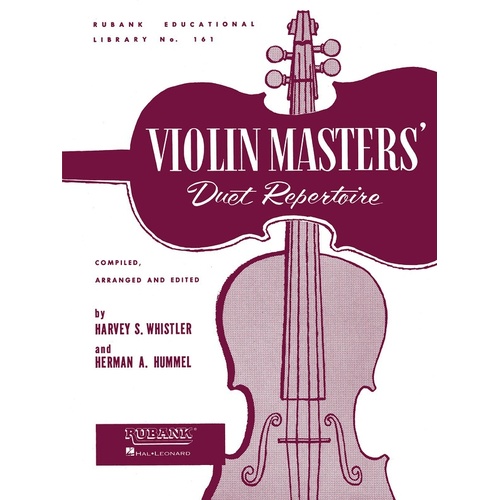 Violin Masters Duet Repertoire (Softcover Book)
