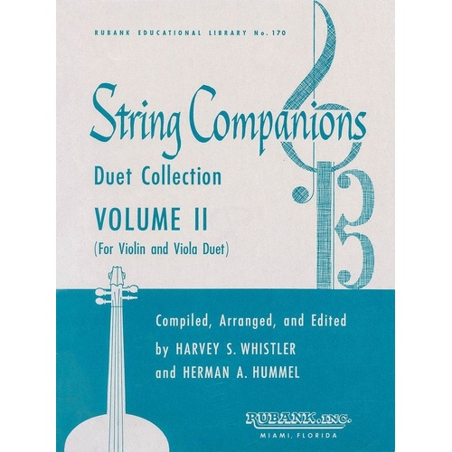 String Companions Volume 2 Violin and Viola Duet Book
