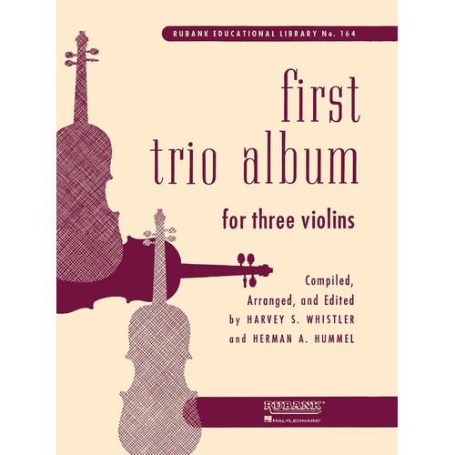 First Trio Album For Three Violins (Softcover Book)