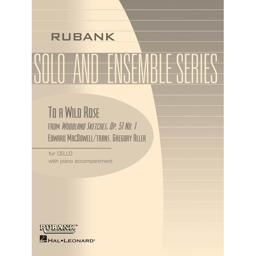 To A Wild Rose Vc/Piano Acc (Softcover Book)